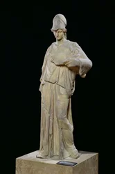 Athena with a cist, Roman copy of a 4th century BC original